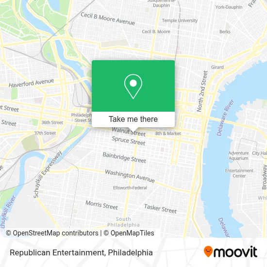 Republican Entertainment map