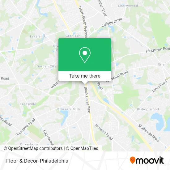 Floor & Decor map
