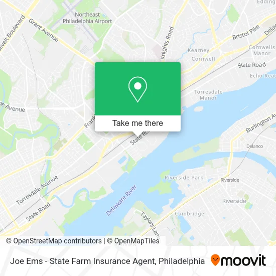 Joe Ems - State Farm Insurance Agent map