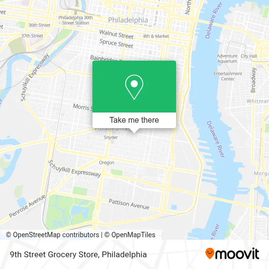 9th Street Grocery Store map