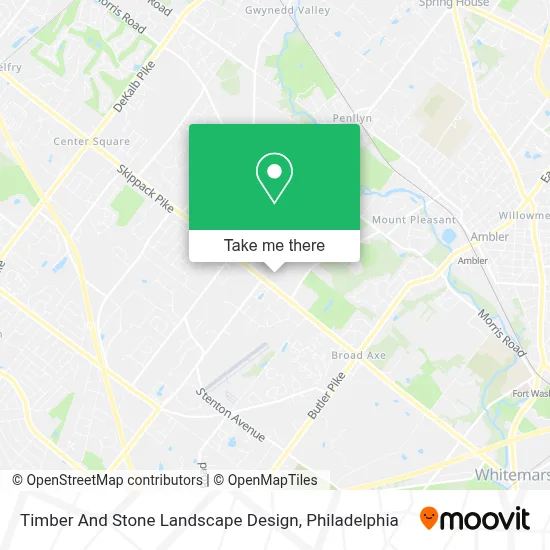 Timber And Stone Landscape Design map