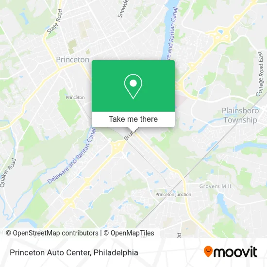 Princeton Auto Center map