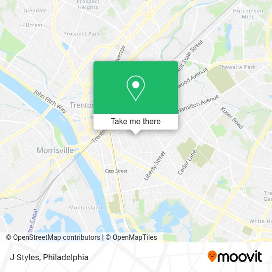 J Styles map