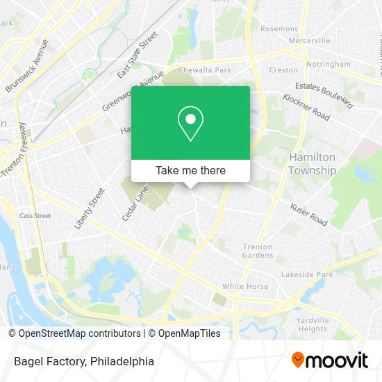 Bagel Factory map