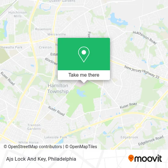 Ajs Lock And Key map