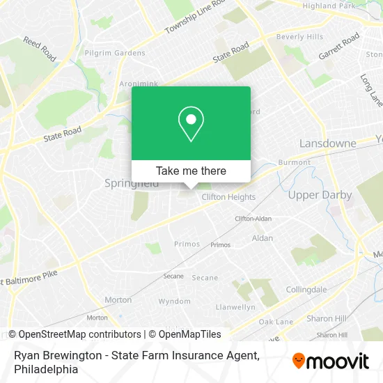 Ryan Brewington - State Farm Insurance Agent map