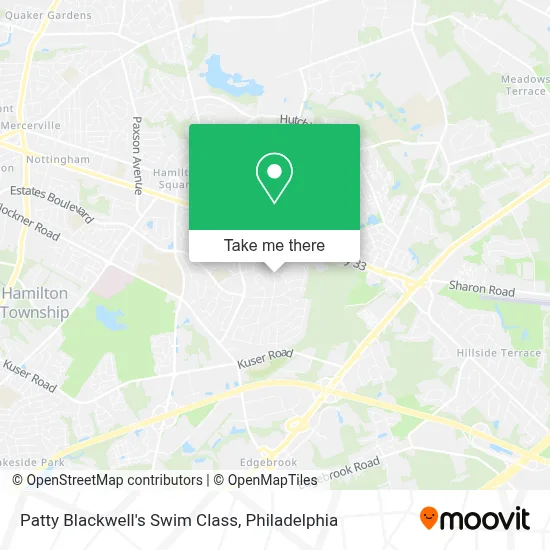 Patty Blackwell's Swim Class map