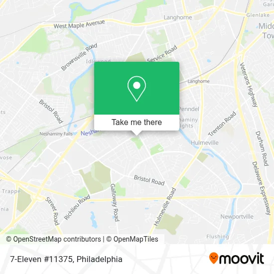 7-Eleven #11375 map