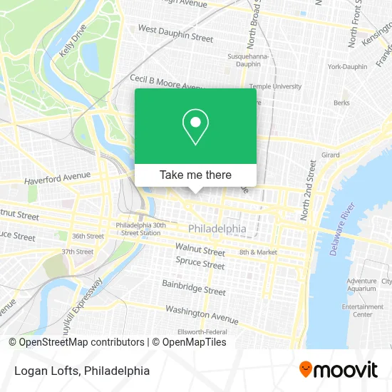 Logan Lofts map
