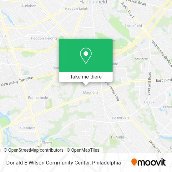 Donald E Wilson Community Center map