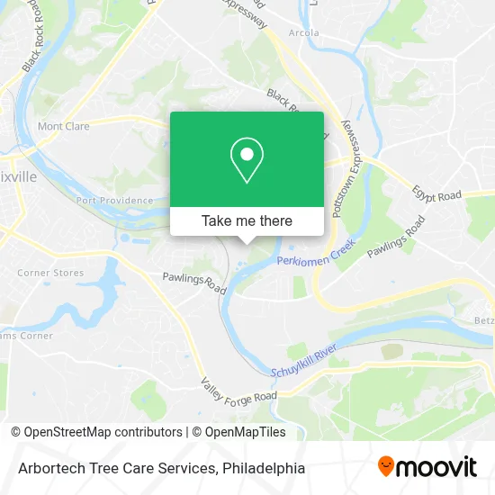 Arbortech Tree Care Services map