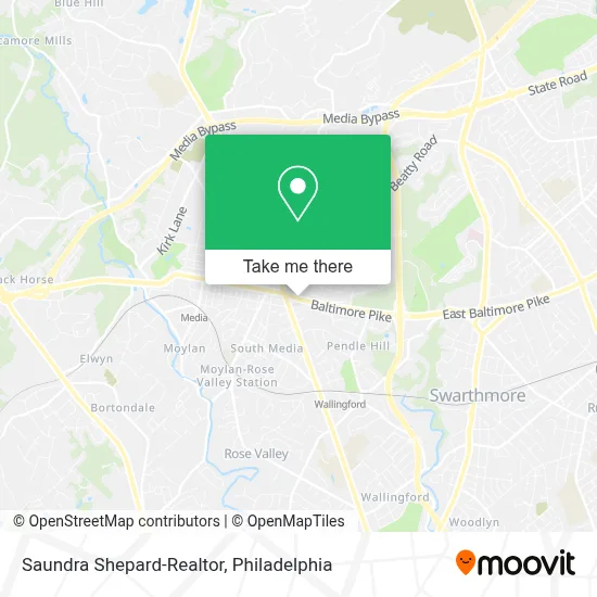 Saundra Shepard-Realtor map