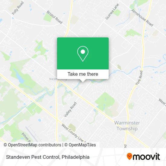 Standeven Pest Control map