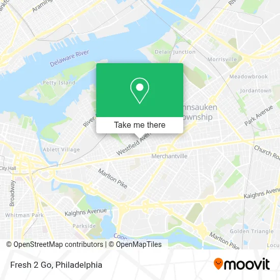 Fresh 2 Go map