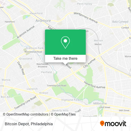 Bitcoin Depot map