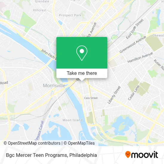 Bgc Mercer Teen Programs map