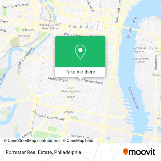 Forrester Real Estate map
