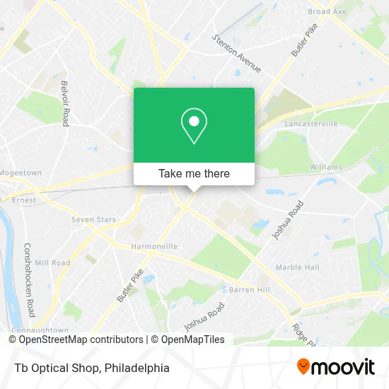 Tb Optical Shop map