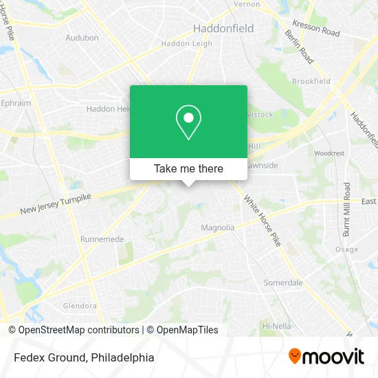 Fedex Ground map