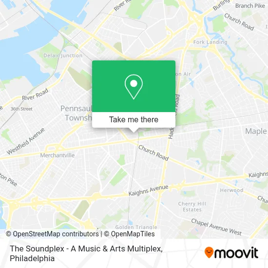 The Soundplex - A Music & Arts Multiplex map
