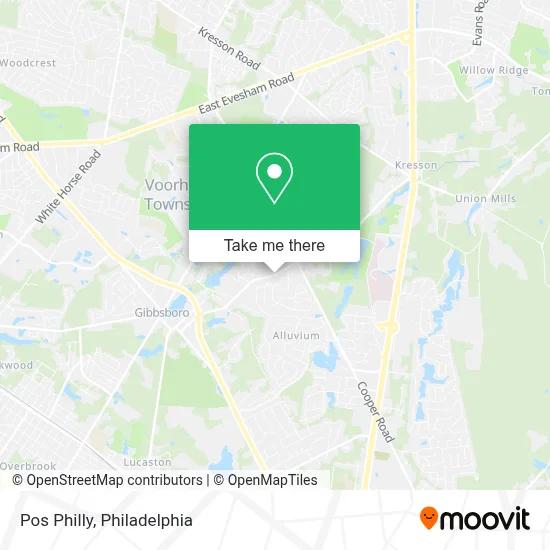 Pos Philly map