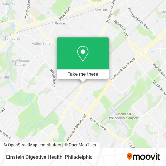 Einstein Digestive Health map