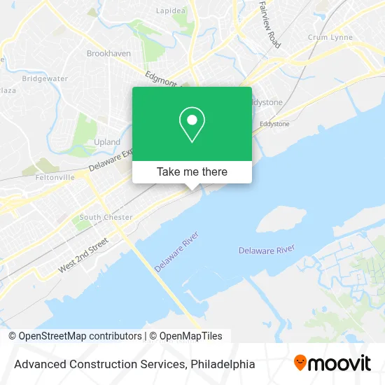 Advanced Construction Services map