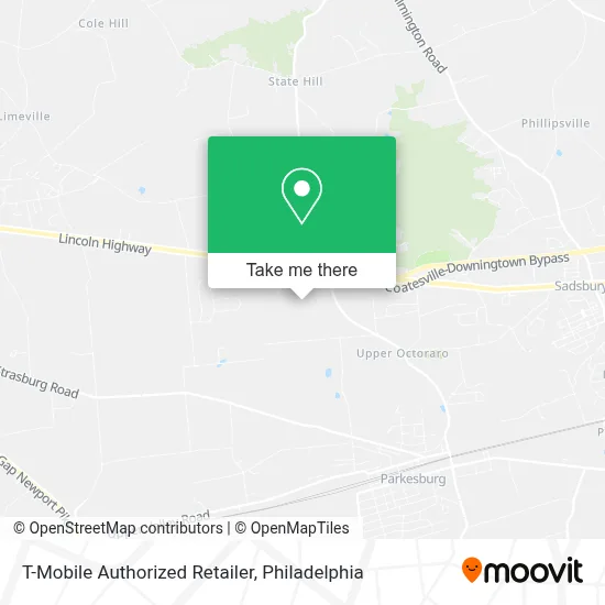 T-Mobile Authorized Retailer map