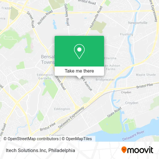 Itech Solutions.Inc map
