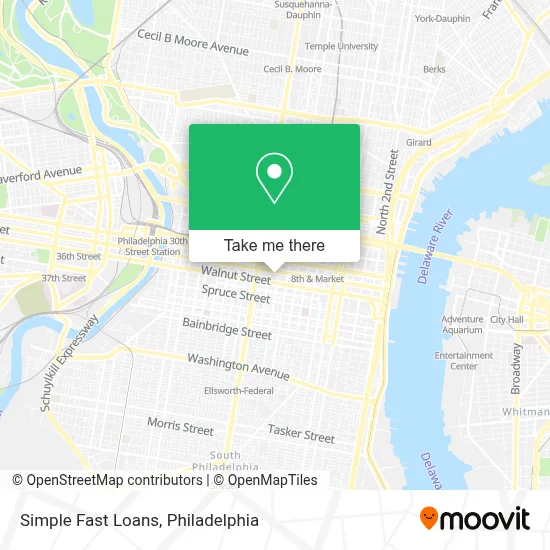 Simple Fast Loans map