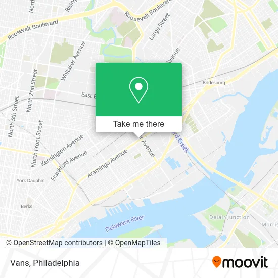 Vans map