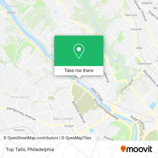 Top Tails map