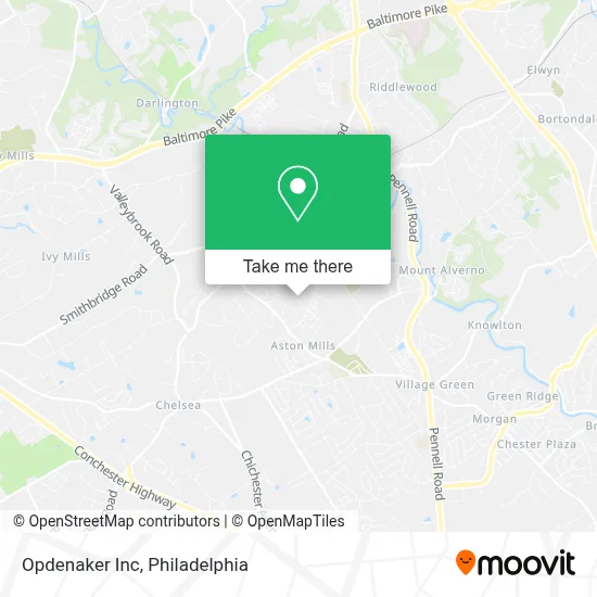 Opdenaker Inc map