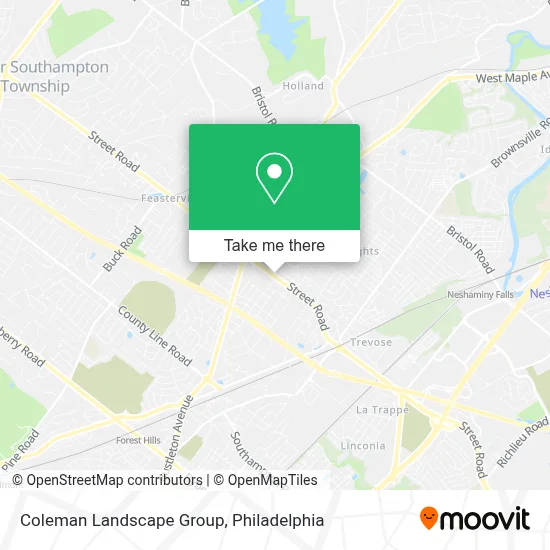 Coleman Landscape Group map