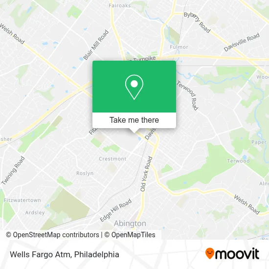 Wells Fargo Atm map