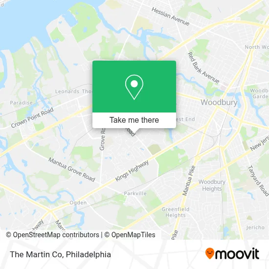 The Martin Co map