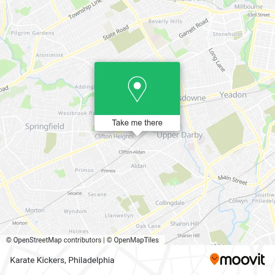Karate Kickers map