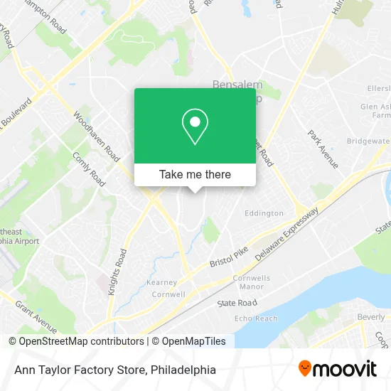 Ann Taylor Factory Store map
