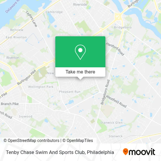 Tenby Chase Swim And Sports Club map