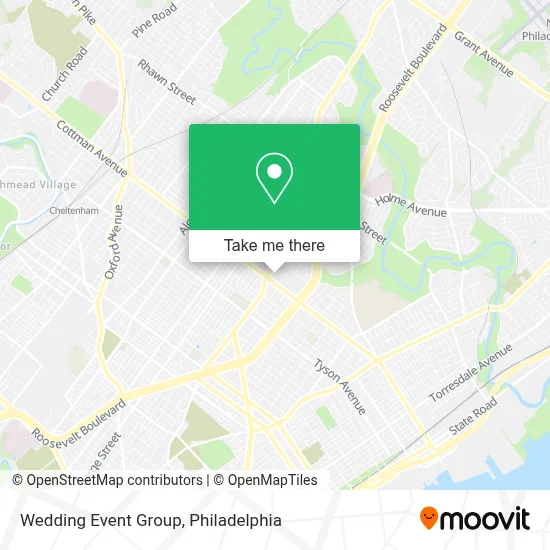 Wedding Event Group map
