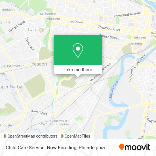 Child Care Service: Now Enrolling map