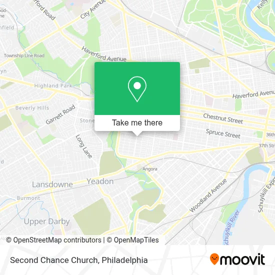 Second Chance Church map
