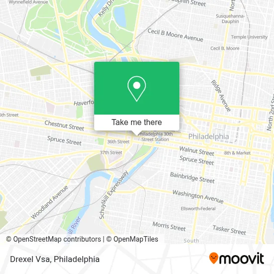 Drexel Vsa map