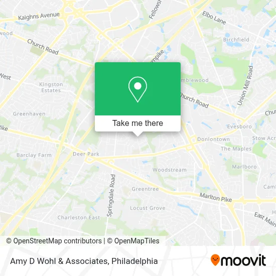 Amy D Wohl & Associates map
