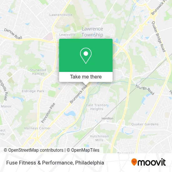 Fuse Fitness & Performance map
