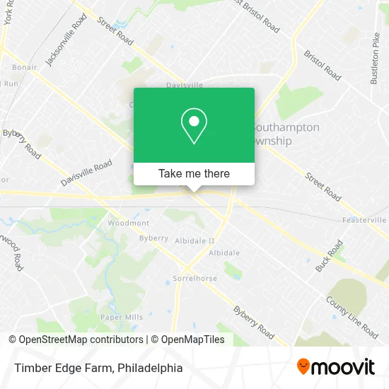 Timber Edge Farm map