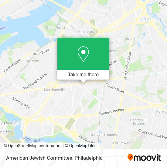 American Jewish Committee map