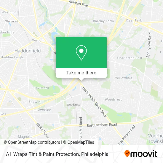 A1 Wraps Tint & Paint Protection map