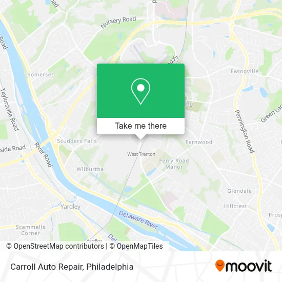Carroll Auto Repair map