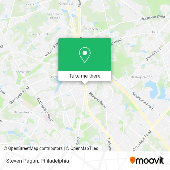 Steven Pagan map